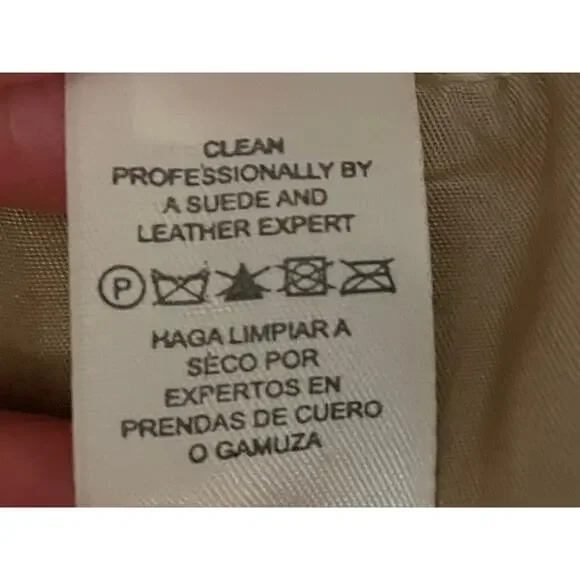 Vintage Liz Claiborne Beige/Tan Suede Blazer / Jacket, Pockets, Size XL - Picture 8 of 14